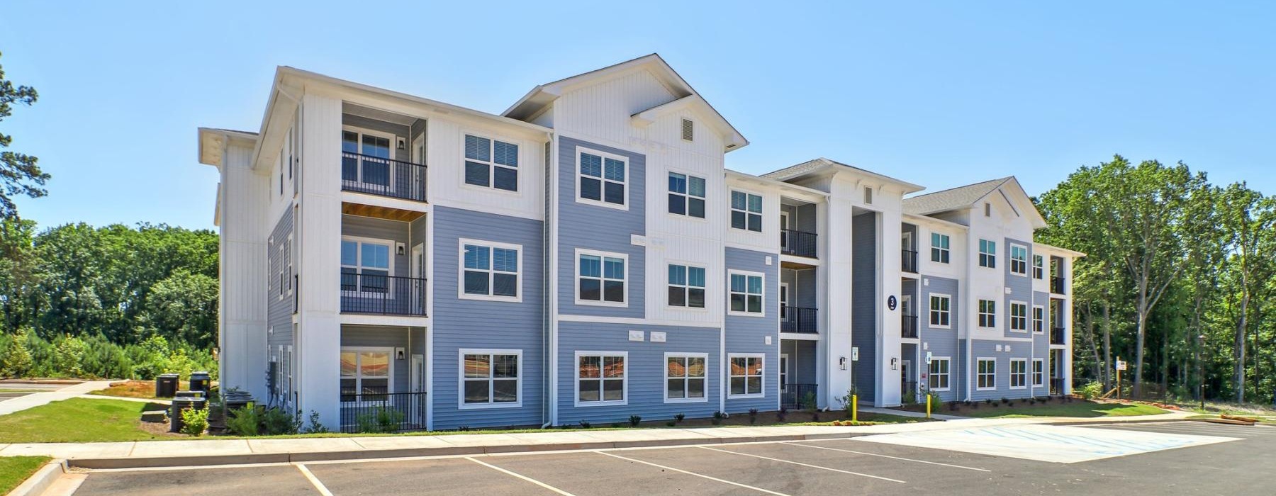 a large white building