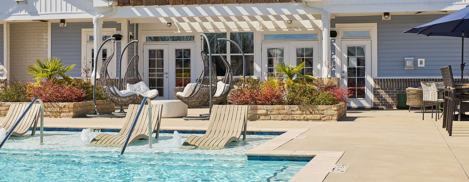exterior view of building with pool